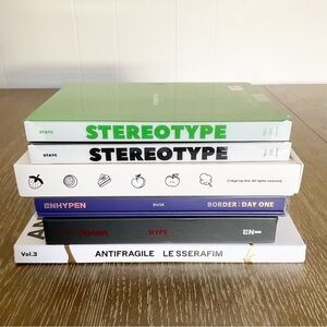 K-pop Cd Lot Stereotype Enhypen Hype Lot Of 5 Posters